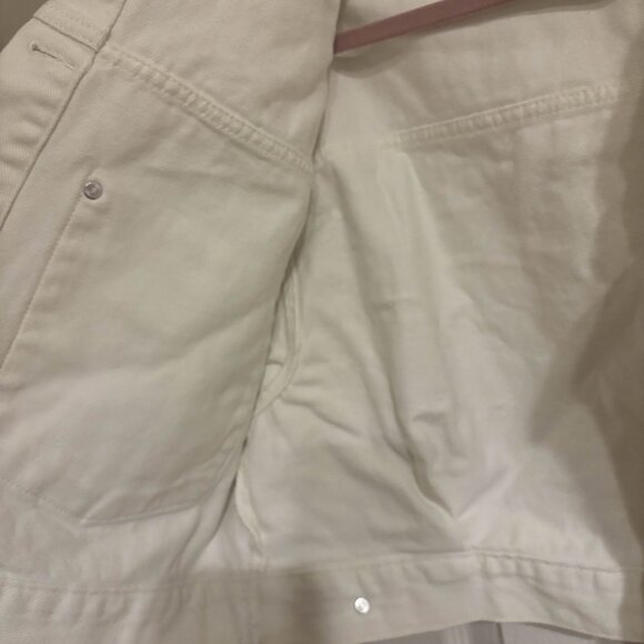 Vans Raynes White Crop Trucker Jacket - Picture 6 of 6